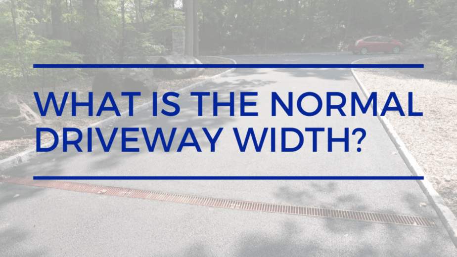 Average Driveway Width - Limitless Golden Construction