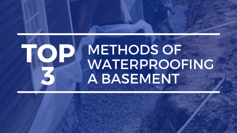 Waterproofing a basement - Methods
