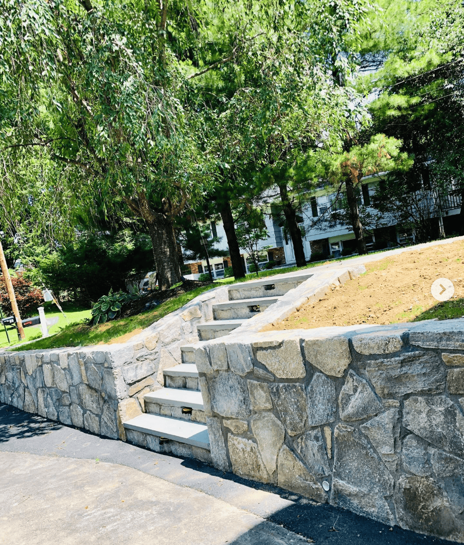Retaining Walls & Driveway Drainage Installation New York and Connecticut