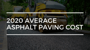 2020 Average Asphalt Paving Cost