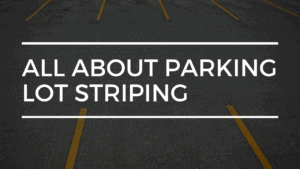 all about parking lot striping