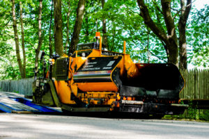Blacktop paving
