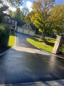 Oil driveway