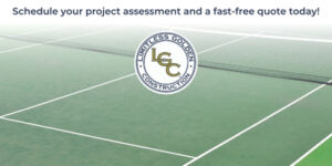 tennis court construction
