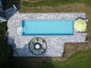 masonry pool patio paver construction