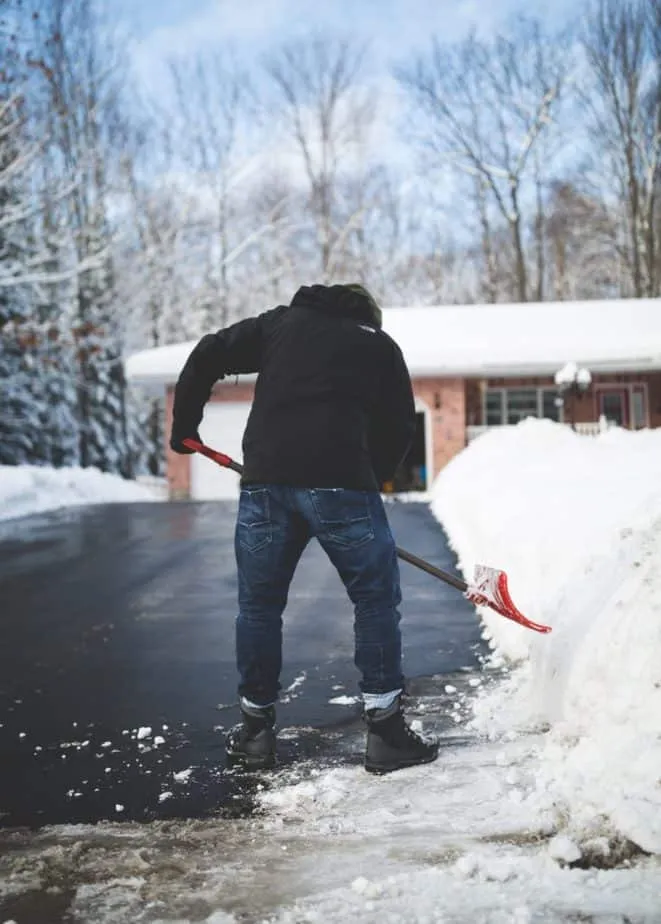Driveway Pavement - Snow Shovel