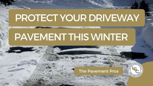winter driveway pavement tips
