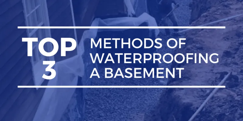 Waterproofing a basement - Methods