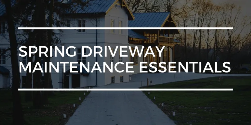driveway maintenance tips